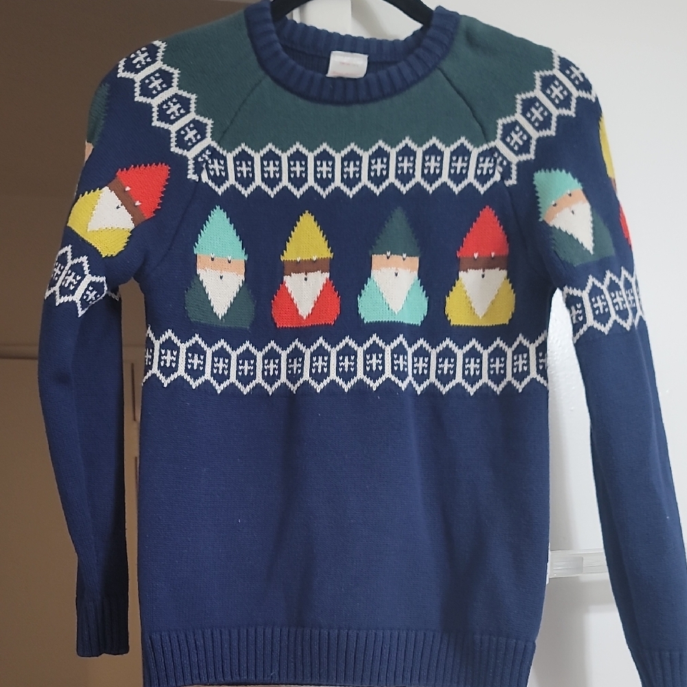 Hanna Andersson Multicolor Gnome Crewneck Sweater